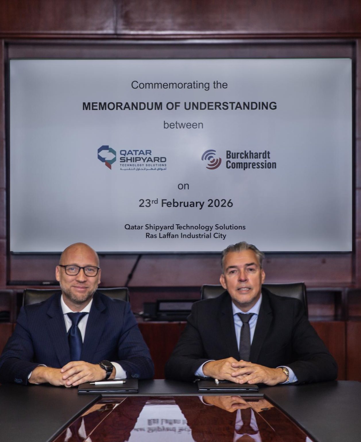 Qatar Shipyard Technology Solutions MoU with Burckhardt Compression ...